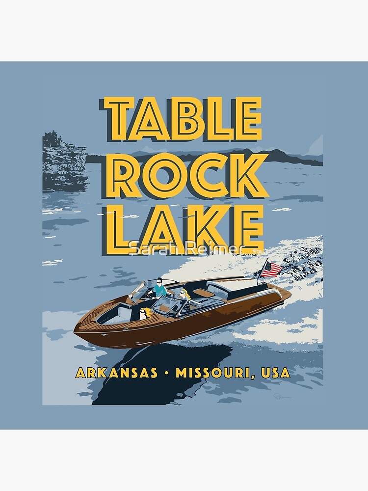 Thumbnail 4 of 4, Pillow, Table Rock Lake, Arkansas, Missouri designed and sold by sreimer.