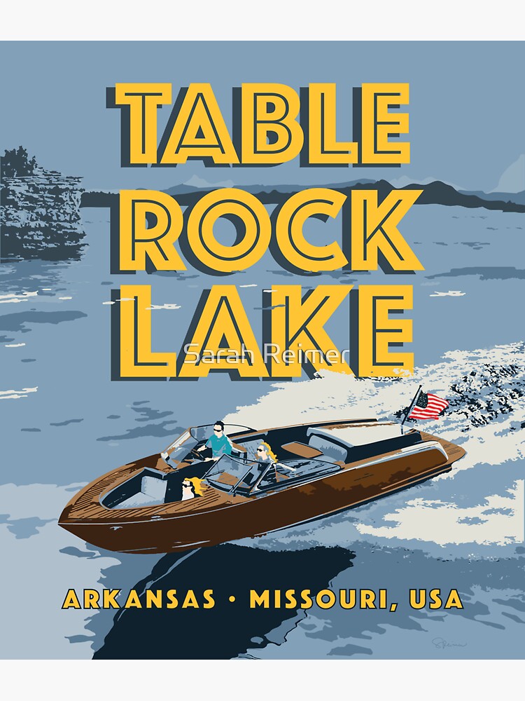 Thumbnail 3 of 3, Magnet, Table Rock Lake, Arkansas, Missouri designed and sold by sreimer.