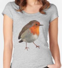 Robin Tailliertes Rundhals-Shirt