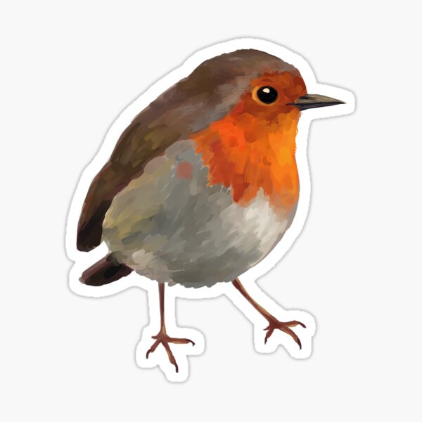 Robin Sticker for Sale by freeminds