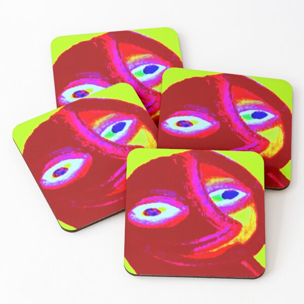 SMILING EARTH Coasters (Set of 4)