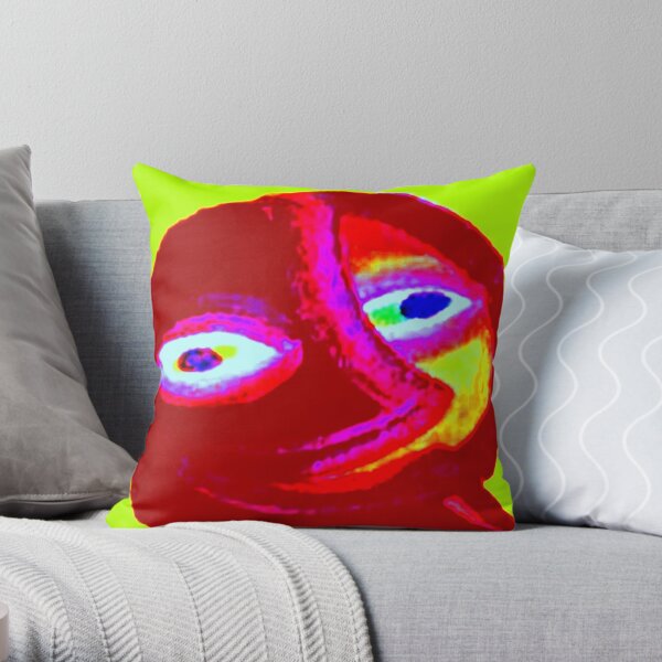 SMILING EARTH Throw Pillow