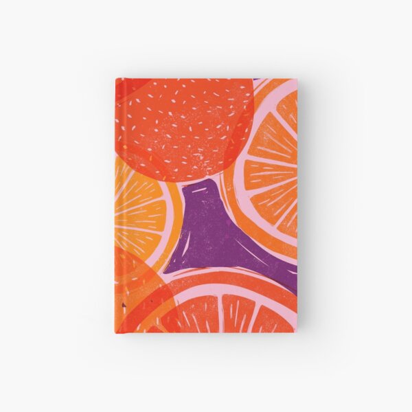 Citrus Woodblock Hardcover Journal