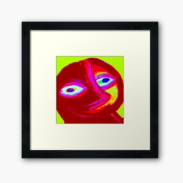 SMILING EARTH Framed Art Print