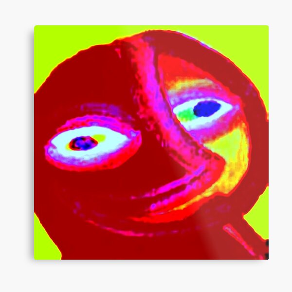 SMILING EARTH Metal Print
