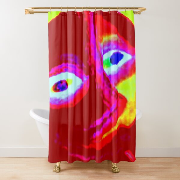 SMILING EARTH Shower Curtain