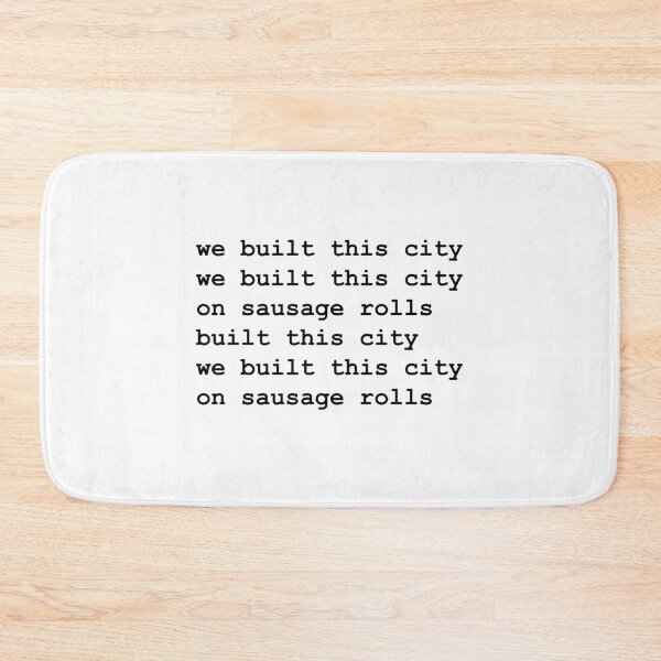 Item preview, Misheard lyrics –  Jefferson Starship, We Built This City (black text) designed and sold by tiptoptees.