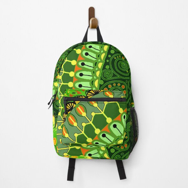 Item preview, Green, Orange, and Yellow Mandala designed and sold by Clare Wuellner.