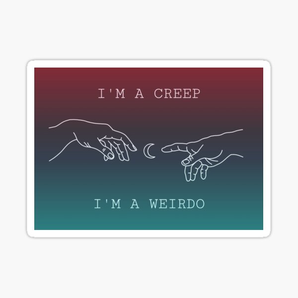 Item preview, Creep Radiohead song lyrics art designed and sold by beccatam.
