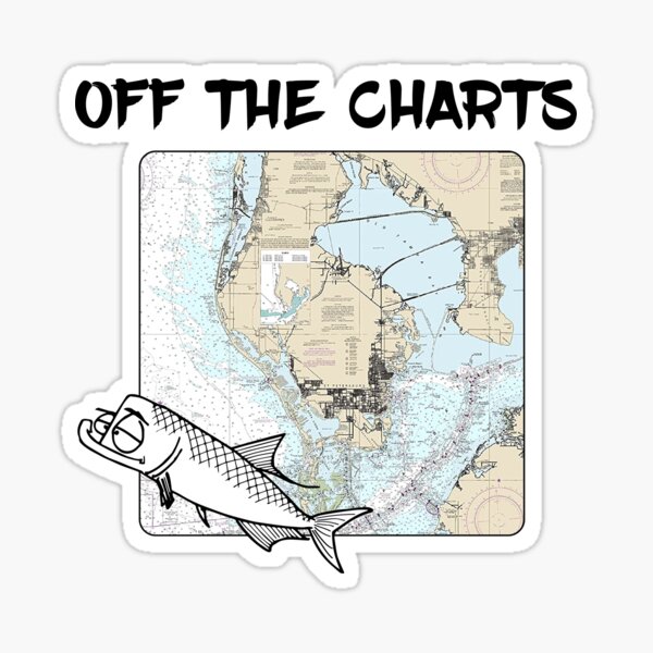 "Off The Charts Nautical Map" Sticker by offthecharts | Redbubble