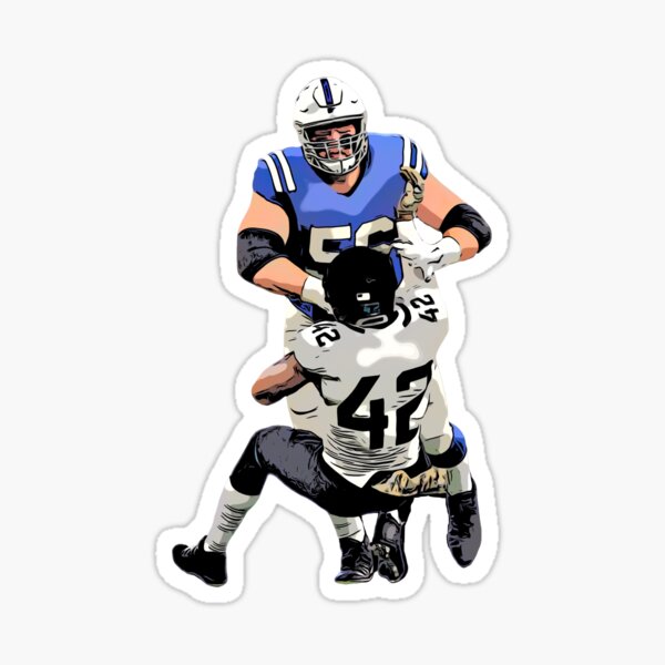 Football Helmet Silhouette - Indy Sport Stickers