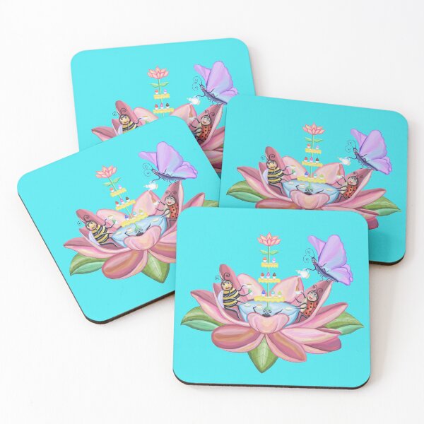 Item preview, Insect Flower Tea Party  designed and sold by Deborah Camp.