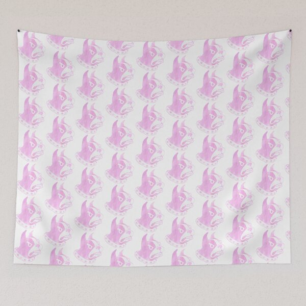 Item preview, Wofford College Pink Watercolor Terrier Head designed and sold by Delaneymaybe.