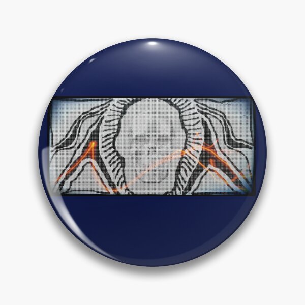 Item preview, Blue edged skull    designed and sold by OSG369.