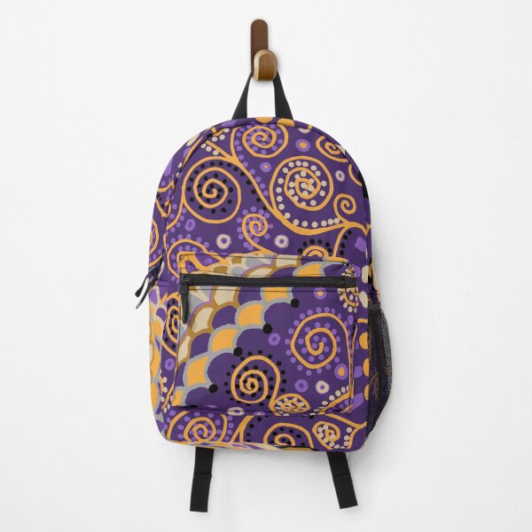 Item preview, Lavender, Purple, Orange, and Chocolate Mandala designed and sold by Clare Wuellner.