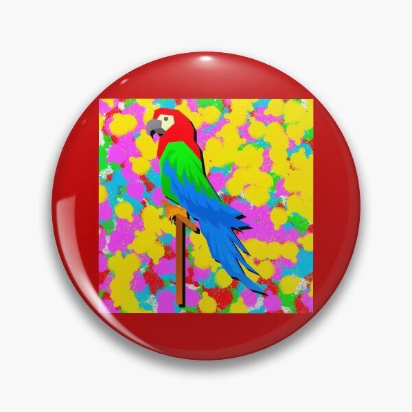 Item preview, Parrot Bird Pop Colour/Color Background Tie Dye Funky designed and sold by IBMClothing.