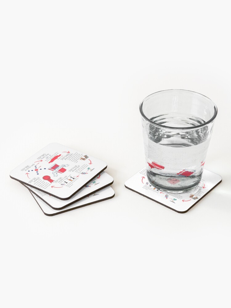 Alternate view of True American Rules Coasters (Set of 4)