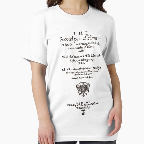 Item preview, Shakespeare's Henry IV, Pt 2 Front Piece - Simple Black Text Version designed and sold by Styled Vintage.
