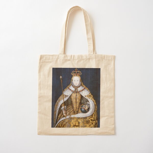 Elizabeth I Coronation Portrait Cotton Tote Bag