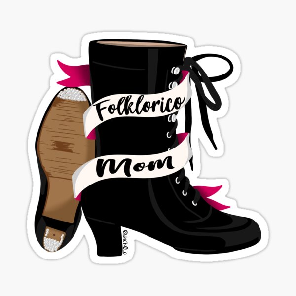 Folklorico mom Sticker