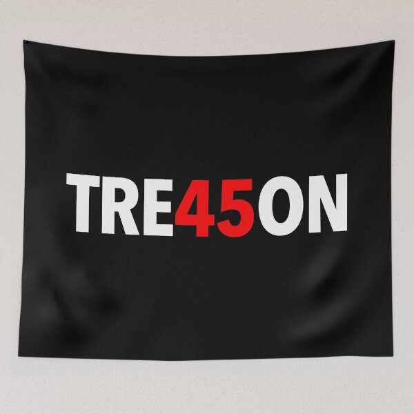 Item preview, TREASON 45 - TRE45ON (white red) designed and sold by Thelittlelord.