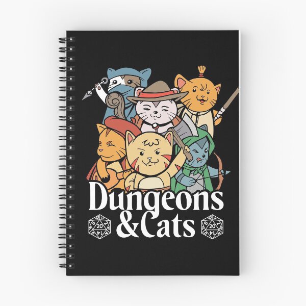 Item preview, Funny Dungeons & Cats  designed and sold by HiFiTees.