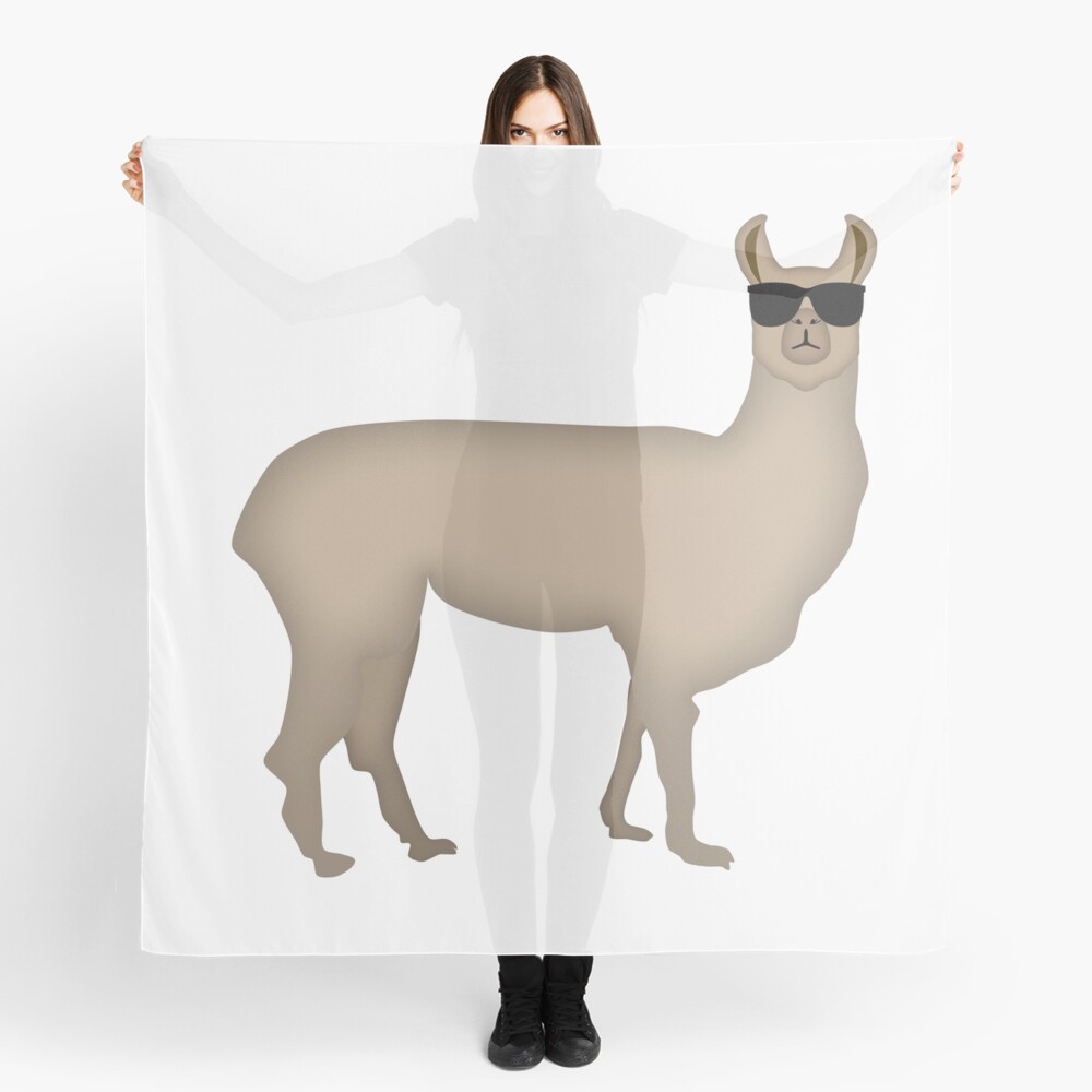 NDVH Llama (shaded) Scarf