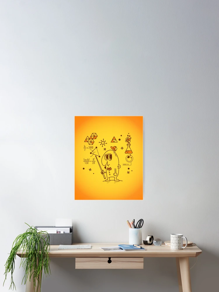 Aperçu 2 sur 3. Poster avec l'œuvre Science créée et vendue par jumpy.