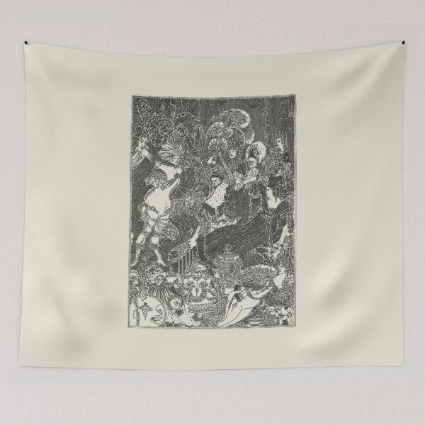Item preview, The Cave of Spleen, 1896 - Aubrey Beardsley - black and white designed and sold by VelcroFathoms.