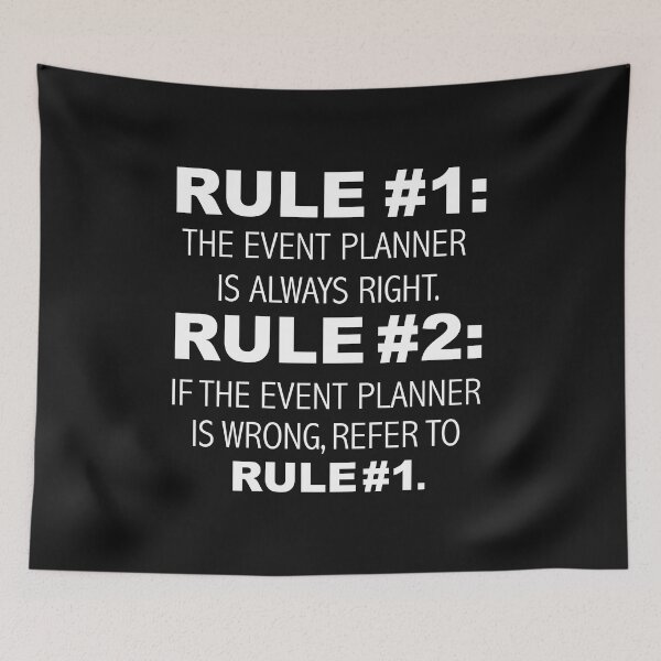 Item preview, Rules Event Planner is always right designed and sold by losttribe.