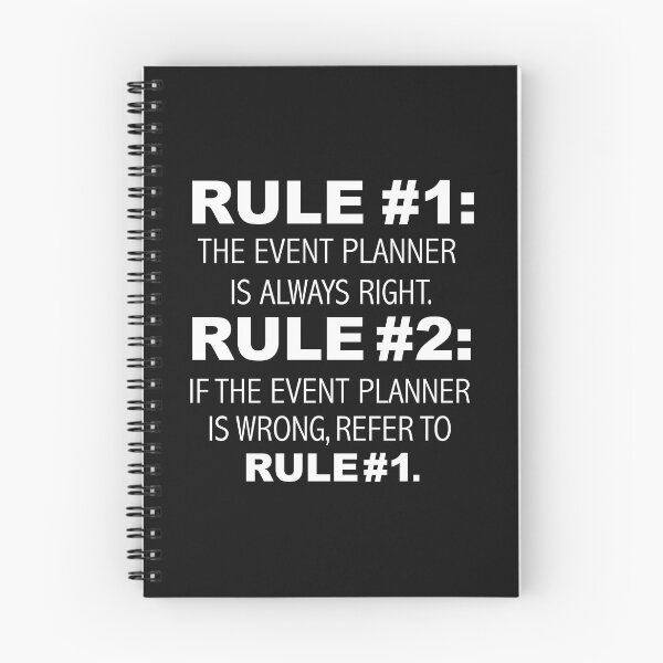Item preview, Rules Event Planner is always right designed and sold by losttribe.