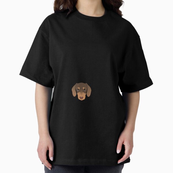 Can I pet your dog? Dachshund  Oversized T-Shirt
