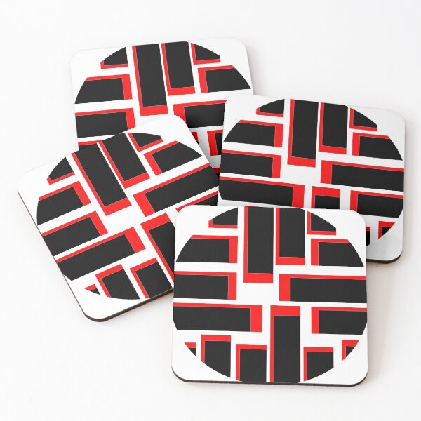 Item preview, Black Red Shape designed and sold by Type-Design.