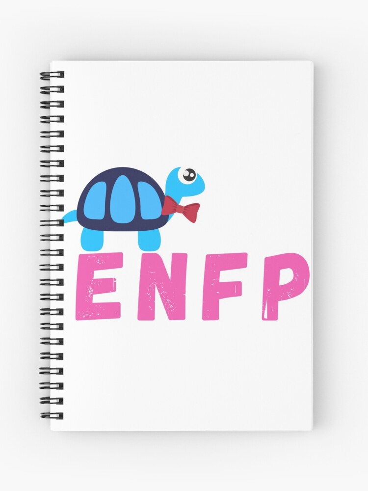 ENFP MBTI Personality Type. NE FI TE SI Spiral Notebook for Sale by  Purestuff