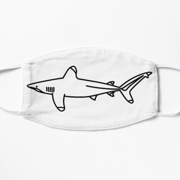 Oceanic White Tip Shark Flat Mask