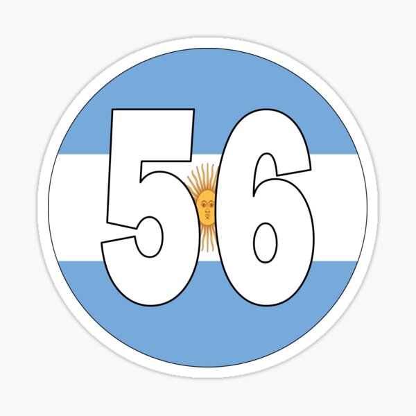 Mark Buehrle #56 Jersey Number Sticker for Sale by StickBall