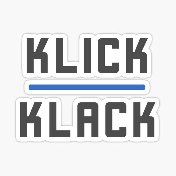 Click Clack Stickers Redbubble