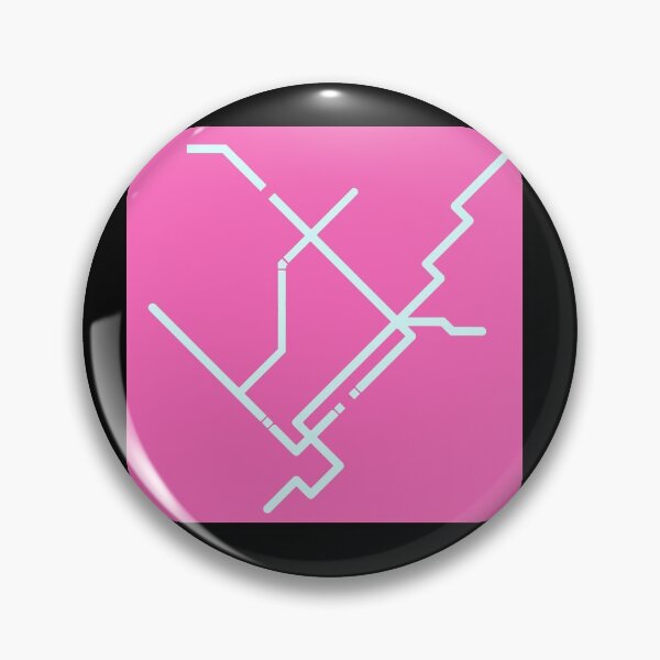 Item preview, MONTREAL Subway Map Art 3 designed and sold by jessephotoart.
