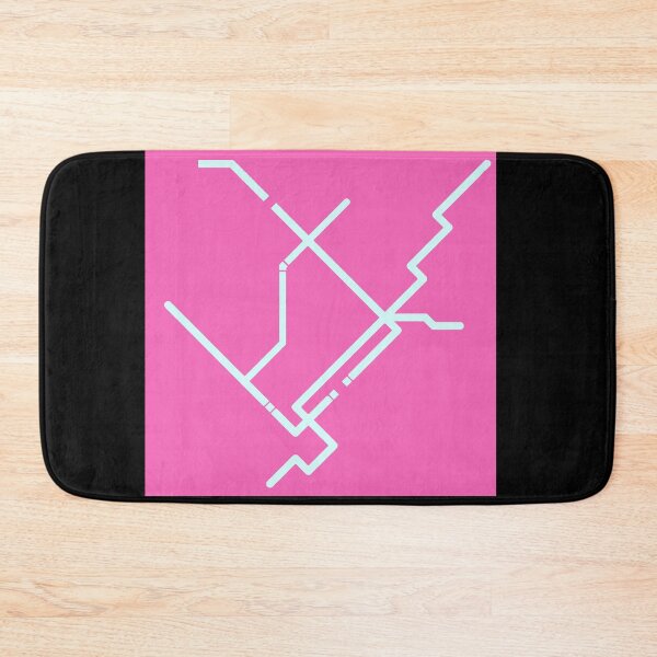 Item preview, MONTREAL Subway Map Art 3 designed and sold by jessephotoart.