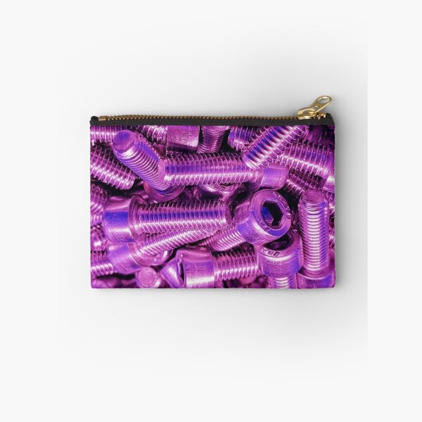 Aperçu de l'œuvre Vis violettes boulons en acier métal brillant brillant brillant créée et vendue par TheGreekGuy.