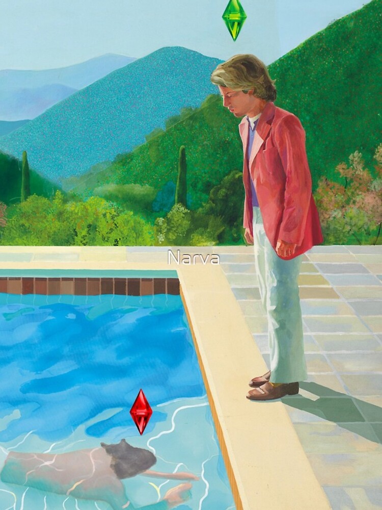 David Hockney Sims remake by Narva