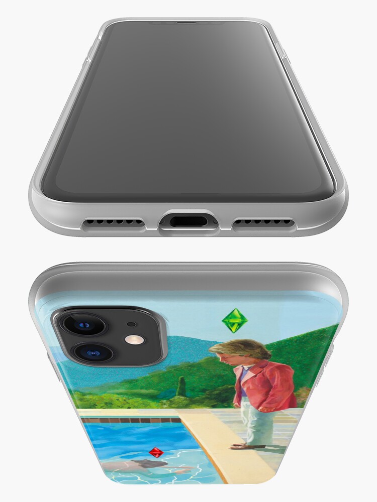 Alternate view of David Hockney Sims remake iPhone Case & Cover