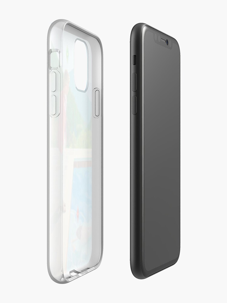 Alternate view of David Hockney Sims remake iPhone Case & Cover