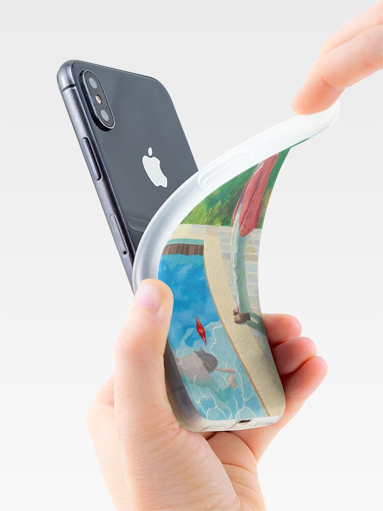 Alternate view of David Hockney Sims remake iPhone Case & Cover