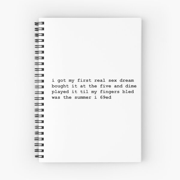Item preview, Misheard lyrics –  Bryan Adams, Summer of ‘69 (black text) designed and sold by tiptoptees.