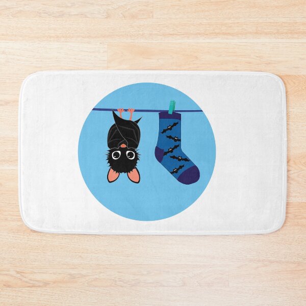 Item preview, Hanging bat and sock with vampire designed and sold by Jaime Brash.