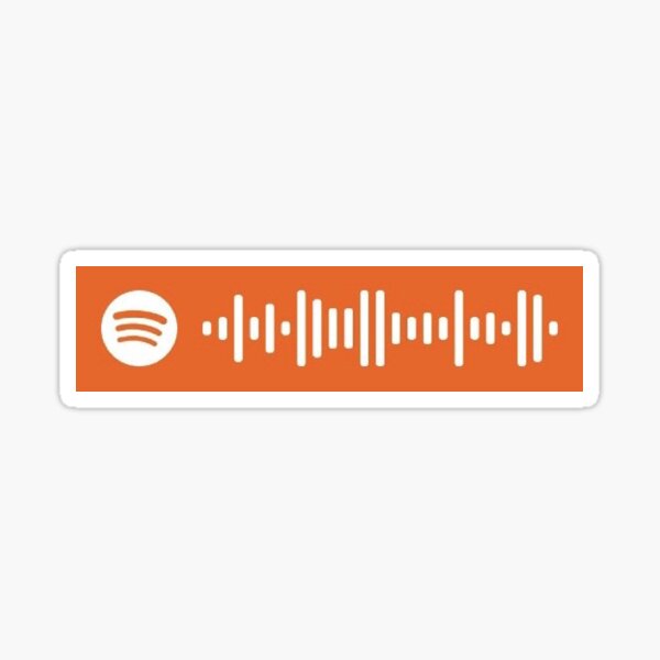 bon iver 22 a million spotify scan Sticker