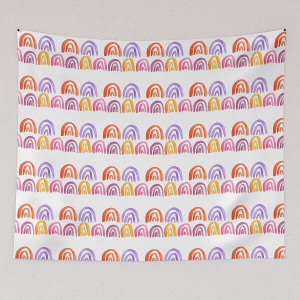 Item preview, Purple, Orange, & Pink Rainbows designed and sold by Laura Jane Kirton.