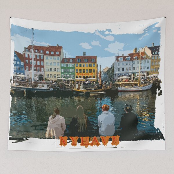 Item preview, Nyhavn, Copenhagen designed and sold by MackyBoy.