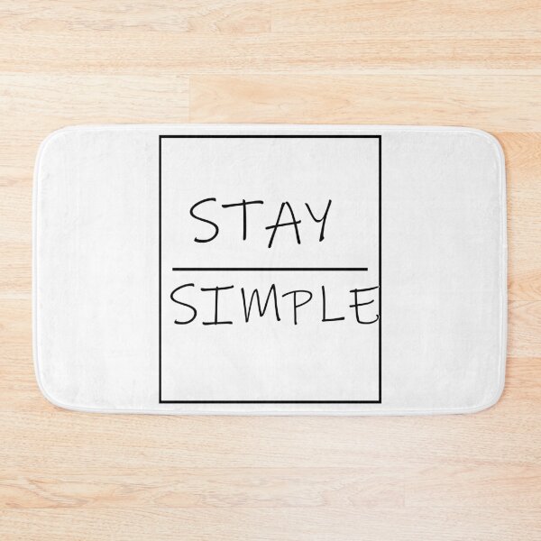 Item preview, Stay Simple. designed and sold by wtfbba.